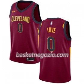 Canotte Uomo Cleveland Cavaliers Kevin Love 0 Nike 2017-18 Rosso Swingman
